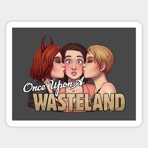 The Triple Kiss Magnet by Once Upon a Wasteland